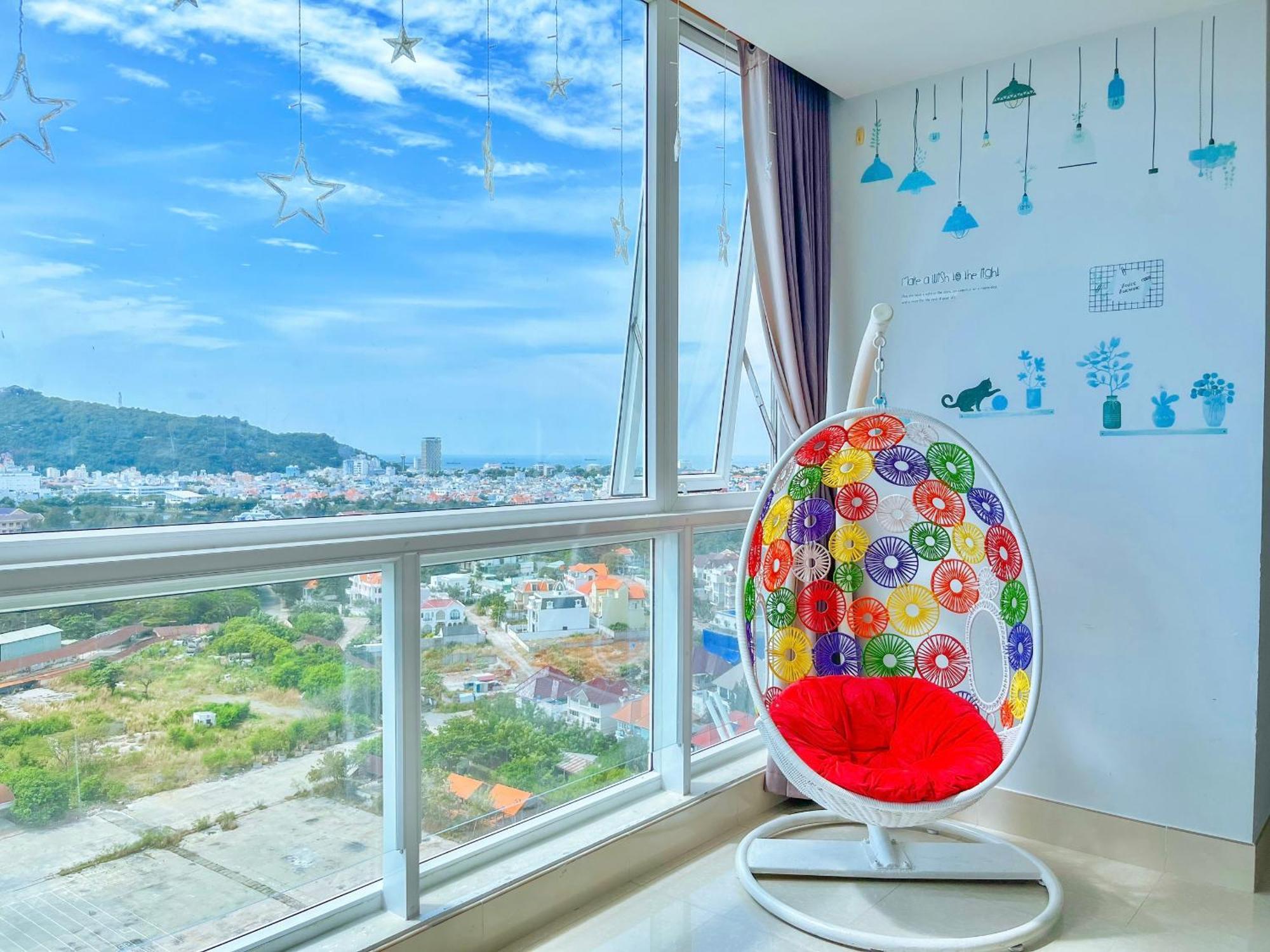Can Ho Oasky,3 Phong View Dep Nhin Ra Bien,Nui Va Ho Bau Sen Vung Tau Dış mekan fotoğraf